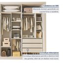 Ver imagem 4 de Módulo Closet Casal sem Portas 6 Gavetas Itália