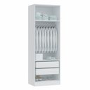 Ver imagem 2 de Guarda Roupa Modulado 2 Portas 2 Gavetas Requinte 100% MDF