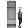 Guarda Roupa Modulado 2 Portas 2 Gavetas Requinte 100% MDF - 3