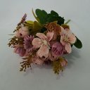 Ver imagem 4 de Flor Artificial Buquê Camélia e Margarida 30cm