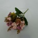 Ver imagem 3 de Flor Artificial Buquê Camélia e Margarida 30cm