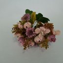 Ver imagem 2 de Flor Artificial Buquê Camélia e Margarida 30cm