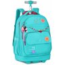 Mochila Escolar de Rodinhas Rebecca Bonbon Miçanga Rb24592 Verde - 1