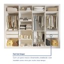 Ver imagem 7 de Closet Casal sem Portas 4 Gavetas Florença 