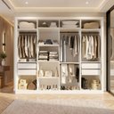 Ver imagem 1 de Closet Casal sem Portas 4 Gavetas Florença Yescasa Branco