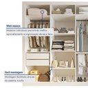 Ver imagem 5 de Closet Casal sem Portas 4 Gavetas Florença 