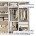 Ver imagem 3 de Closet Casal sem Portas 4 Gavetas Florença 