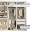 Ver imagem 4 de Closet Casal sem Portas 4 Gavetas Florença 