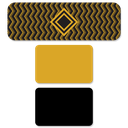 Ver imagem 1 de Kit de 3 Tapetes para Cozinha Abstrato Antiderrapante