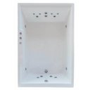 Ver imagem 2 de Banheira Hidromassagem Astra Cayman Double Super Luxo 180cmx120cmx52cm - 04 Jatos Branco Acrílico P4