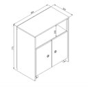 Ver imagem 4 de Balcao Organizador Multiuso Com Mesa Removivel E Rodizios Funcionale 