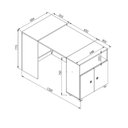 Ver imagem 6 de Balcao Organizador Multiuso Com Mesa Removivel E Rodizios Funcionale 