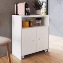 Ver imagem 1 de Balcao Organizador Multiuso Com Mesa Removivel E Rodizios Funcionale 