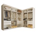 Ver imagem 1 de Conjunto Closet Casal sem Portas 2 Módulos 6 Gavetas França Yescasa