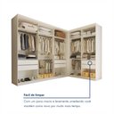 Ver imagem 7 de Conjunto Closet Casal sem Portas 2 Módulos 6 Gavetas França Yescasa