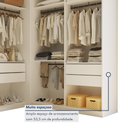 Ver imagem 2 de Conjunto Closet Casal sem Portas 2 Módulos 6 Gavetas França