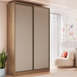 Guarda Roupa Modulado 2 Portas de Correr 2 Gavetas Requinte 100% MDF - 1 Guarda Roupa Modulado 2 Portas de Correr 2 Gavetas Requinte 100% MDF - 1