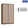 Guarda Roupa Modulado 2 Portas de Correr 2 Gavetas Requinte 100% MDF - 5