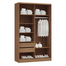 Guarda Roupa Modulado 2 Portas de Correr 2 Gavetas Requinte 100% MDF - 4