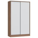 Ver imagem 2 de Guarda Roupa Modulado 2 Portas de Correr 2 Gavetas Requinte 100% MDF Marrom/Macadâmia/Branco Line