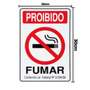Ver imagem 2 de Combo 10 Placas de Sinalização Proibido Fumar 15x20 Acesso - P-5/1 F9e
