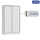 Ver imagem 6 de Guarda Roupa Modulado 2 Portas de Correr 2 Gavetas Requinte 100% MDF Branco/Line