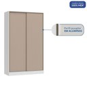 Ver mais imagens de Guarda Roupa Modulado 2 Portas de Correr 2 Gavetas Requinte 100% MDF Branco/Line/Duna