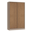 Ver imagem 2 de Guarda Roupa Modulado 2 Portas de Correr 2 Gavetas Requinte 100% MDF Cinza/Duna Line/Macadâmia