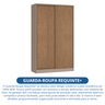 Guarda Roupa Modulado 2 Portas de Correr 2 Gavetas Requinte 100% MDF - 9