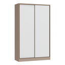 Ver imagem 2 de Guarda Roupa Modulado 2 Portas de Correr 2 Gavetas Requinte 100% MDF Duna/Branco