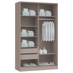 Guarda Roupa Modulado 2 Portas de Correr 2 Gavetas Requinte - 2