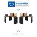 Ver imagem 5 de Mesa para Escritório em L Gávea 127cm Espresso Móveis Preto Black E Freijó