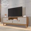 Ver imagem 7 de Rack Para Sala 160 CM 011096 Cedro Off White DCASA