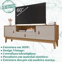 Ver imagem 3 de Rack Para Sala 160 CM 011096 Cedro Off White DCASA