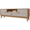 Ver imagem 1 de Rack Para Sala 160 CM 011096 Cedro Off White DCASA