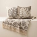Ver imagem 2 de Kit Manta e Almofadas Decorativas para Sofá Chade Caramelo - Nexta Casa
