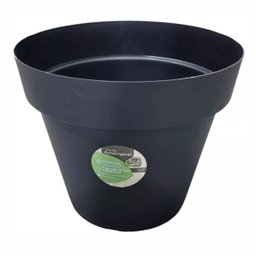 Vaso Autoirrigável Bari com Rodas 50 (54l) Preto Okla - 1