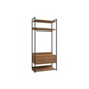 Ver imagem 2 de Guarda Roupa Modulado Casal 2 Gavetas LI047 Preto Kappesberg