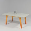 Ver imagem 1 de Mesa MDF/Vidro 130x90 Alba Bom Pastor