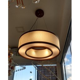 Pendente Soft Anel 55cm P/ Mesa Sala de Jantar Bancada Classic Lar Soft Anel 1150 - 2