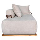 Ver mais imagens de Sofá 2 Lugares 160cm Ilha Base Madeira Viero S06 Bouclê Bege - Mpozenato