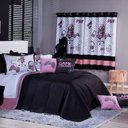 Ver imagem 4 de Kit Cobre Leito Colcha Casal Padrão Game Streamer Rosê Dupla Face com Almofadas Estampadas 07 Peç