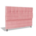 Ver imagem 1 de Cabeceira Estofada Box Casal Queen Size Encosto para Cama Audi X1 164x126 Cm Rosa