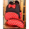 Mochila Infantil Costas Feminina +Kit Escolar Minnie Pequeno - 2