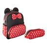 Mochila Infantil Costas Feminina +Kit Escolar Minnie Pequeno - 1