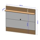 Ver imagem 3 de Painel Tv 65 Polegadas Jurema Naturalle Off-white