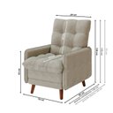 Ver imagem 3 de Poltrona Cama Montreal com Puff
