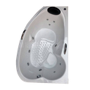 Ver imagem 1 de Banheira individual Jordânia COMPLETA com hidro em acrílico  220V