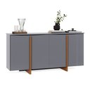 Ver imagem 3 de Buffet 4 Portas Flow Sense:cinza
