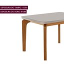Ver mais imagens de Conjunto Sala de Jantar Mesa Dublin Tampo em MDF e 4 Cadeiras Cleo Yescasa
